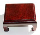 Chinese Hardwood Square shape high display Stand