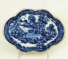Chinese Export Nanking Porcelain Blue & White Spoon Rest