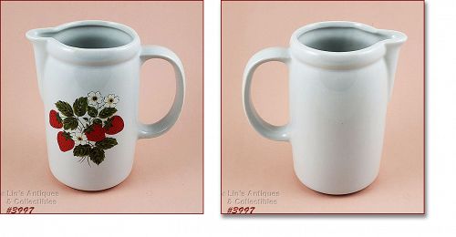 McCoy Pottery Strawberry Country Serving Pitcher