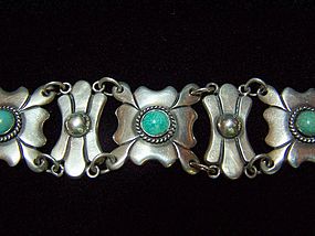 Rafael Dominguez Vintage Mexican Silver Bracelet