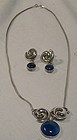 Modern Style STERLING NECKLACE & EARRINGS Set - Cool