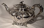 Scarce WILLIAM IV ENGLISH STERLING SILVER TEAPOT 1836