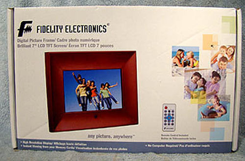 Fidelity Electronics 7" Picture Frame DPF-7016W New in Box - Ex. Gift