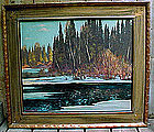 FRANZ JOHNSTON GROUP OF 7 CANADIAN OIL PAINTING Francis Hans Frank