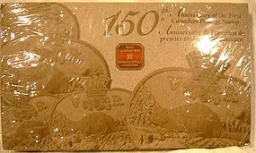 CANADA 150th ANNIVERSARY POSTAGE STAMP COIN SET Sealed!