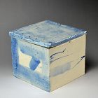 Lidded Ceramic Jikiro Box by Shigemori Yoko