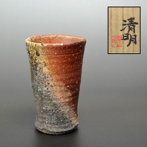 Rustic Deep (Beer!) Cup by Tsuji Seimei Shigaraki Tsutsu