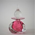 Trimpol Pink Twist Home Decor Studio Glass Perfume Bottle (1995)