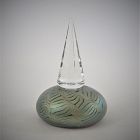 Iridescent Craig Zweifel Studio Glass Perfume Bottle (1999)