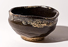 Japanese antique Seto Tea Bowl with great atmosphere