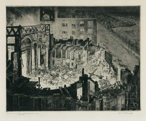 Demolishing the Century Theater,1931