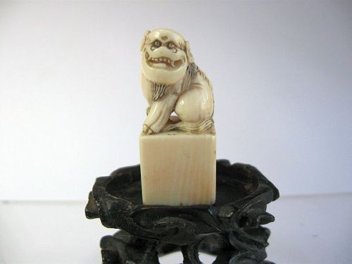 Rare Early Chinese Seal with a Mythical Creature