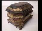 Chinese Lacquered Tea Caddy With Internals