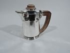 Jean Puiforcat Super Stylish French Art Deco Silver Coffeepot
