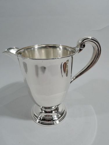 Super Stylish American Modern Sterling Silver Water Pitcher by Tiffany