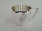 Tiffany American Modern Sterling Silver Baby Cup