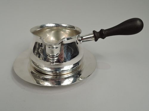 Cartier Georgian Style Sterling Silver Pipkin on Stand