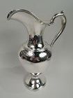 Whiting Edwardian Classical Sterling Silver Ewer Pitcher 1912