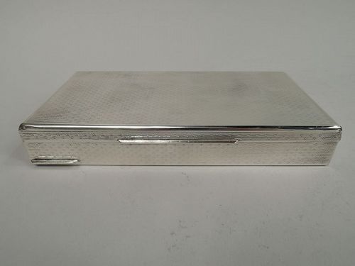 Italian Midcentury Modern Silver Box