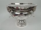Late Raj Indian Silver Elephant Wine Cooler with Nawab’s Coat of Arms
