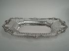 Antique Tiffany Victorian Classical Sterling Silver Bread Tray