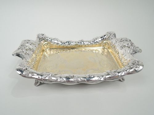 Sumptuous Tiffany Victorian Classical Sterling Silver Serving Dish