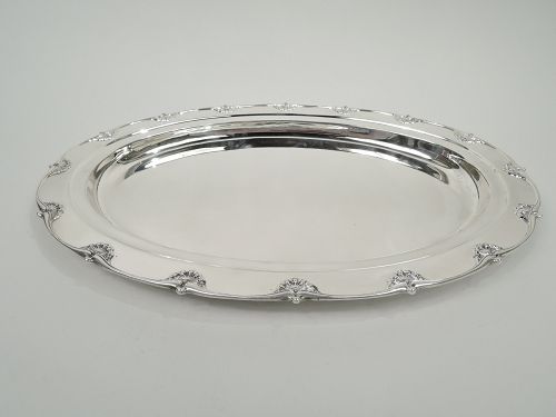 Antique Tiffany English King Sterling Silver Serving Tray