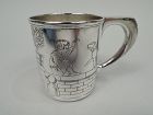 Antique Tiffany Art Deco Sterling Silver Baby Cup
