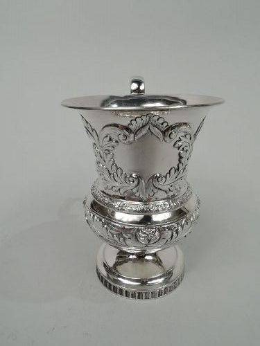 Antique New York Classical Coin Silver Baby Cup by Eoff & Connor