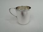 Antique American Classical Sterling Silver Baby Cup by Tiffany