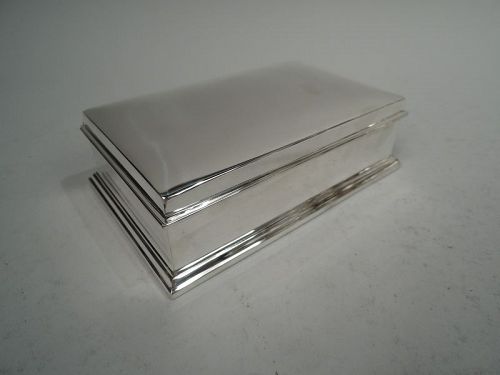 Gorham American Modern Classical Sterling Silver Box