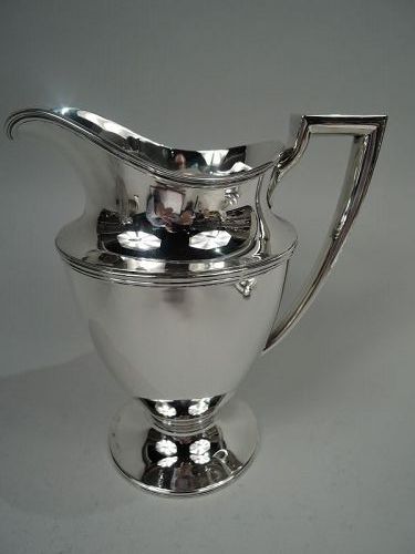 Classic Tiffany American Sterling Silver Water Pitcher