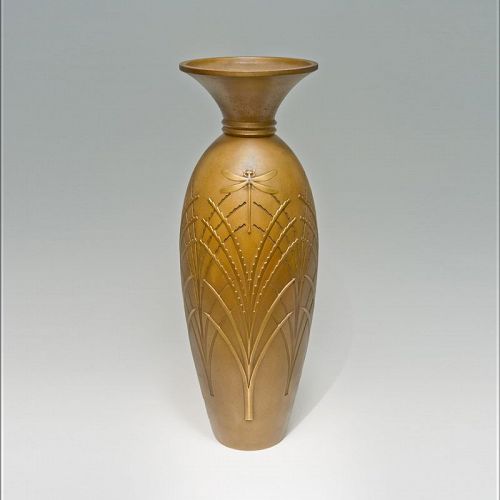 Japanese Mid 20th Century Bronze Vase by Neya Churoku