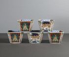 A set of five Japanese porcelain bowls, 1690~1730.