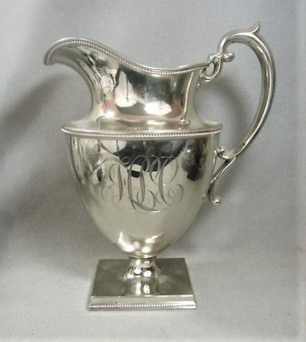 Sterling Water Pitcher 10 3/4" High