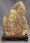 9" High Chinese Republic Carved Shoushan Soapstone Scholar's Mountain