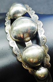 Old Sterling Silver Cuff Bracelet