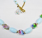 Art Deco Exquisite Glass Bead Necklace