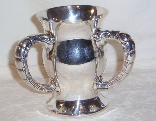 Tiffany Sterling Silver 3 Handle Loving Cup; 1896, Hamilton College