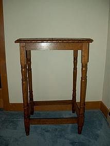 Victorian Carved Oak Parlor Stand