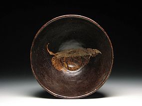 A Unique Leaf-Designed Jizhou Bowl of Song Dynasty