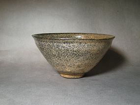 An Attractive Whitish Temmoko Bowl of Song Dynasty