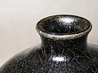 A Rare Jianyang Temmoko Meiping with Silver Spots