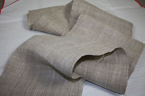 Japanese antique old  beautiful natural hemp Roll textile