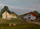 Farm with the Yellow House by Helen LaFrance