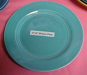 HLC Harlequin turquoise luncheon plate 9 1/4"