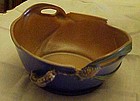Vintage Roseville Pottery Blue Pinecone bowl #321-9