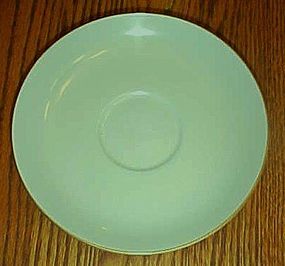 Noritake china pattern 621 light green gold trim saucer