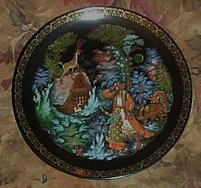 Russian Legends collector plate Silver Hoof 1990