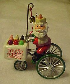 Hallmark Kringle's Kool Treats Santa ornament 1986